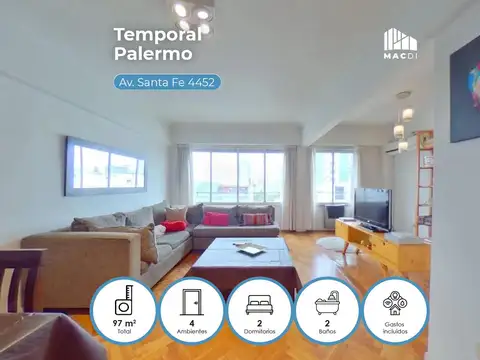 Excelente Dpto. en Alquiler - Amoblado