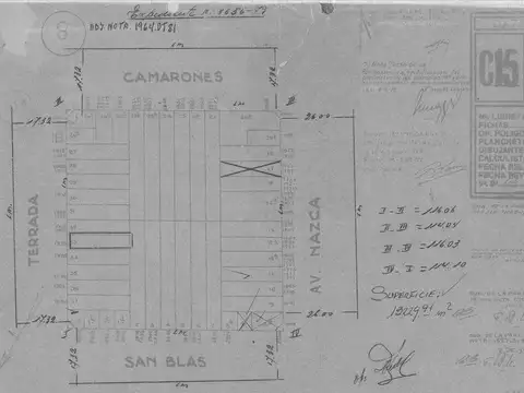 VENTA LOTE DE 8m X 58m en VILLA SANTA RITA