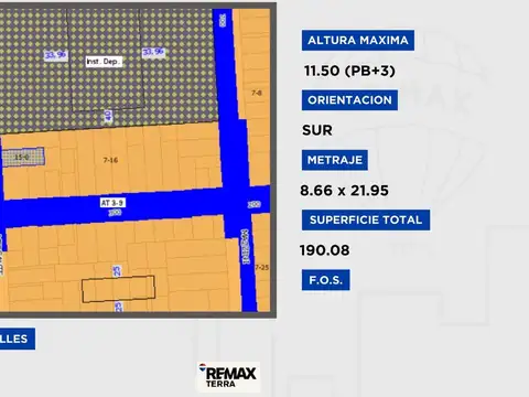 Terreno en Venta de 190,0 m2