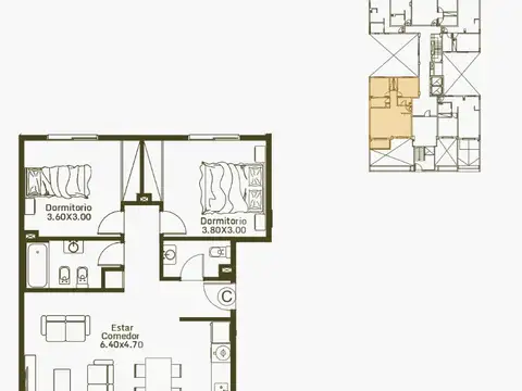 Departamento en Venta en El Palomar, USD 63.000