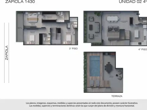 Venta Departamento de 4 Ambientes con 2 Balcones y Terraza con Piscina y Parrilla en Colegiales