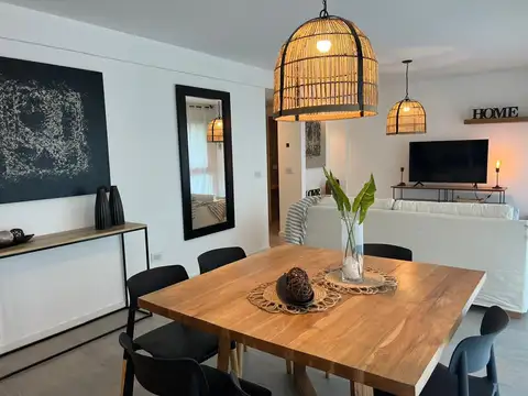 Piso 3 ambientes con cochera, vista al mar y Golf Playa Grande