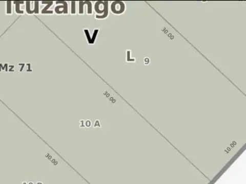 Terreno en Venta en Ituzaingo Norte, USD 60.000