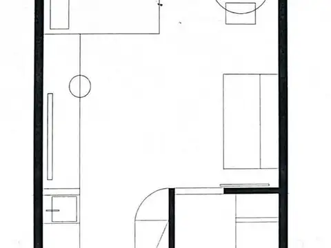 Departamento Monoambiente con 1 baño