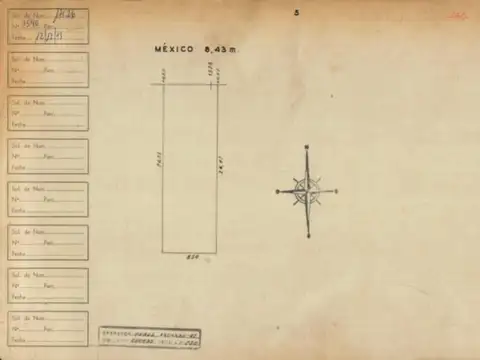 Terreno en Venta 8  mts Frente