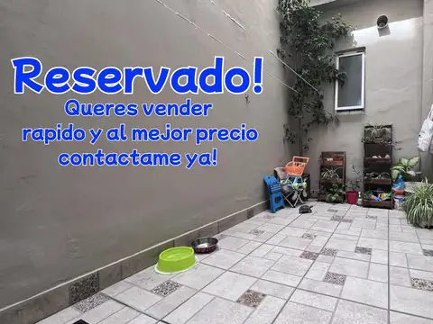 Venta PH 3 ambientes planta baja con 2 patios luminoso ubicado en Villa Crespo.