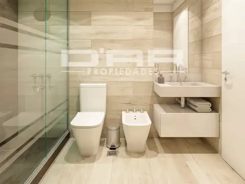 Departamento 3 ambientes con 2 baños