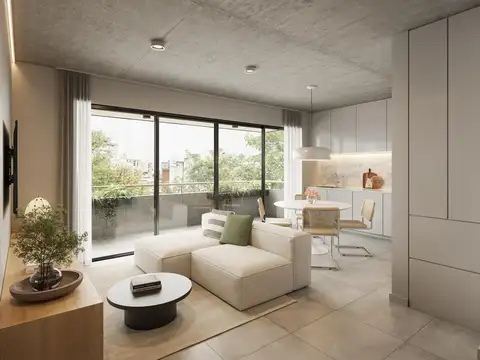 Departamento 2 ambientes con 1 baño