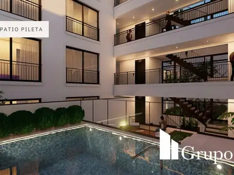 Departamento Monoambiente con 1 baño