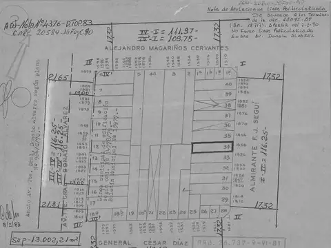 Terreno en Venta 8  mts Frente