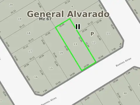 Terreno en Venta en Miramar, USD 11.000