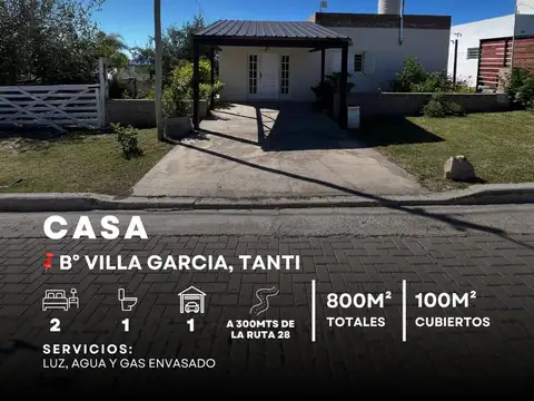 Venta Casa De 2 Dormitorios Con Piscina Y Cochera A 300Mts De Ruta 28 En Villa García - Tanti