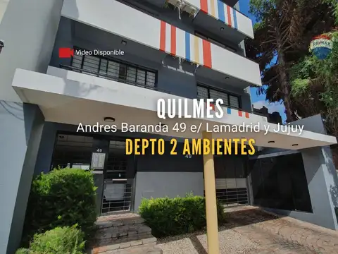 Departamento en Venta de 2 ambientes en Quilmes