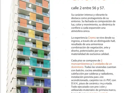 Departamento en Venta de Monoambiente