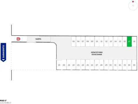 Cochera en Venta cubie.