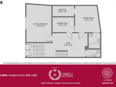 Terreno en Venta en Caballito, USD 225.000