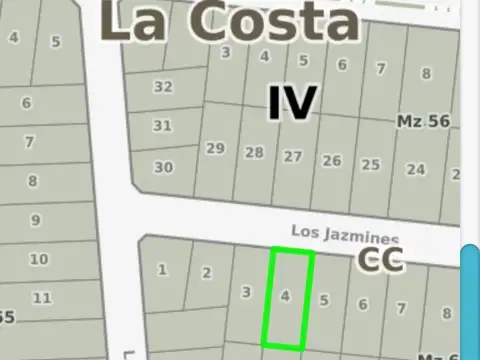 Terreno en Venta de 555,0 m2