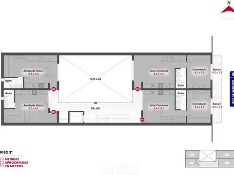 Departamento en Venta de 1 dormitorio