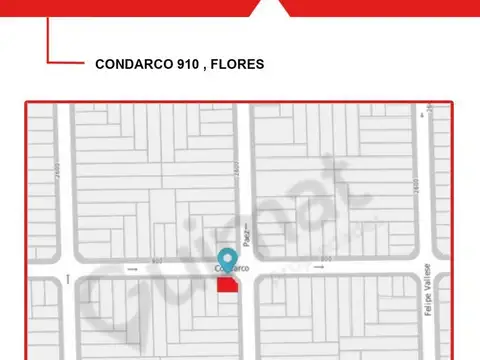 Terreno en Venta en Flores, USD 210.000