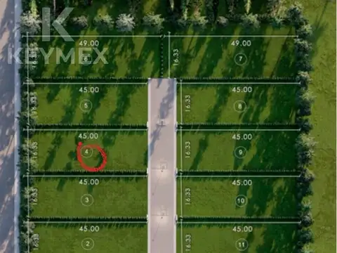 Terreno en Venta de 735,0 m2