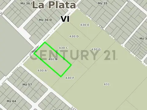 LOTE EN ARTURO SEGUI - AV. 419 Y 136 - LA PLATA