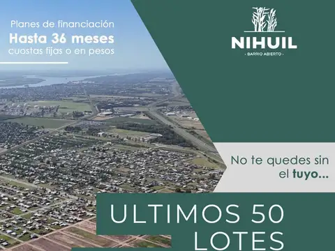 LOTES FINANCIADO EN PESOS TODOS LOS SERVICIOS