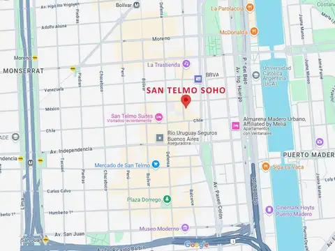 Excelente Dpto. 1 Amb. c/ Patio a Estrenar en San Telmo Soho - Financiación!