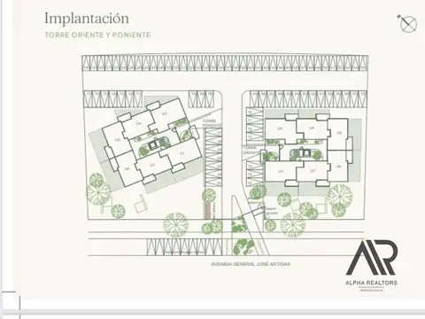 Avda. Gral Jose Artigas, COSTA CARRASCO, TORRE ORIENTE y TORRE PONIENTE, 3