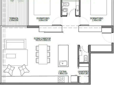 Departamento en Venta en Palermo Hollywood, USD 330.000