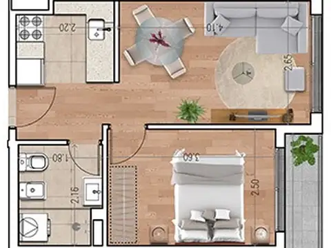 Depto Tipo Casa en Venta en Centro , USD 108.400
