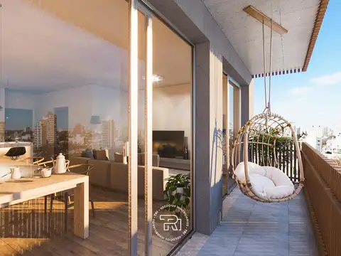 Departamento 2 ambientes con 1 baño