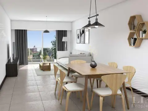 Departamento 1 dormitorio al frente con patio