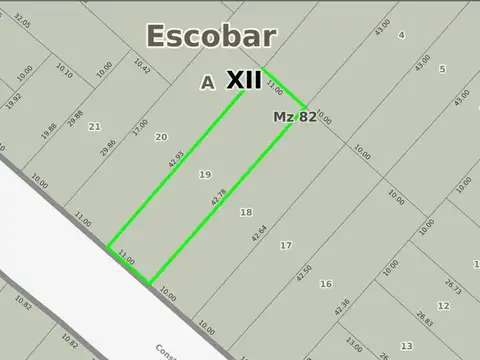 Terreno en Venta en Centro, USD 180.000