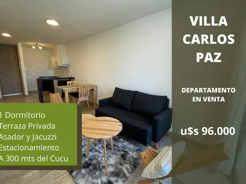 VENTA Depto a Estrenar 1 Dormitorio CARLOS PAZ