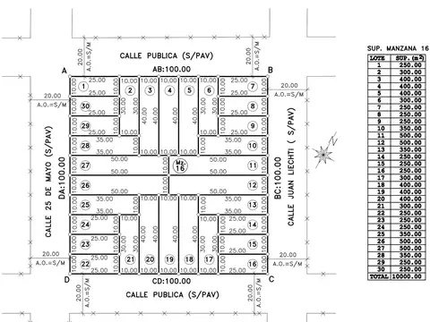 Terreno en Venta de 350,0 m2