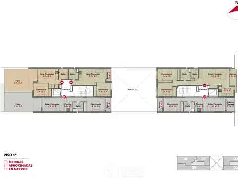 1º de Mayo 1300, Piso 02