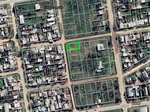 Terreno en Venta de 383,0 m2