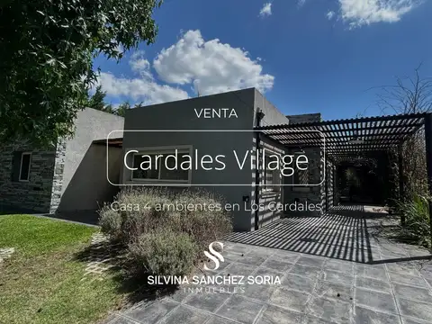 VENTA CASA 4 AMBIENTES EN BARRIO PRIVADO CARDALES VILLAGE