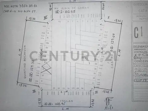 Terreno en Venta 8,72  mts Frente