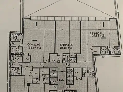 Oficina Monoambiente con 2 baños