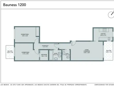 Departamento en Venta de 2 dormitorios