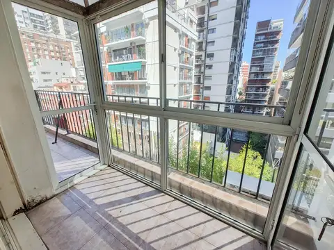 Departamento 2 ambientes con 2 baños