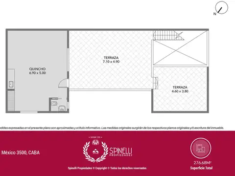 Venta casa terreno 126M² en Boedo Almagro con 277M² construidos 3 terrazas patio quincho parrilla