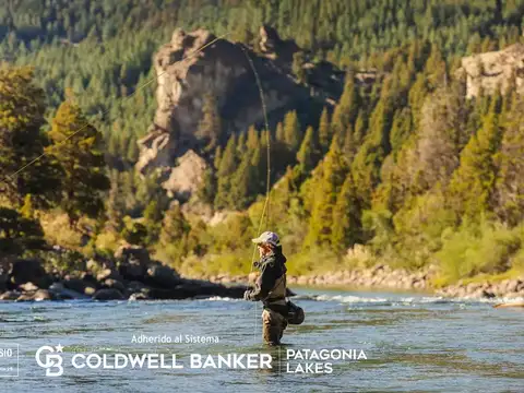 VENTA Lote/Terreno Orillas de Caleufu de 8.445 m2 Barrio cerrado exclusivo sobre la ruta 63 Lote 20