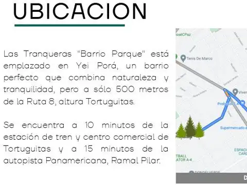 Terreno en Venta en Tortuguitas, USD 33.000