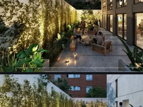 VENTA PALERMO DEPTO 2 AMB 68 M T  BALCON AMENITIES