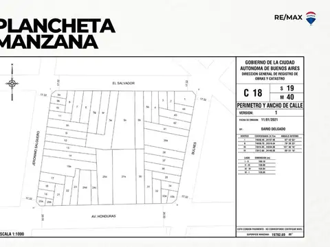 Venta de Terreno en Palermo