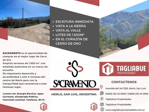 OPORTUNIDAD! LOTES FINANCIADOS!