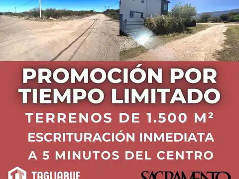 OPORTUNIDAD! LOTES FINANCIADOS!