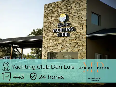 Lote de 443 m2 en venta en Yachting Club Don Luis – General Rodríguez